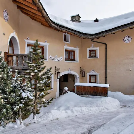 Chesa Romana - Silvaplana Exteriér fotografie